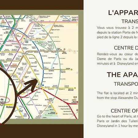 21.Appart 4Pers#1 Bedroom #Pere Lachaise #Nation Párizs Kültér fotó